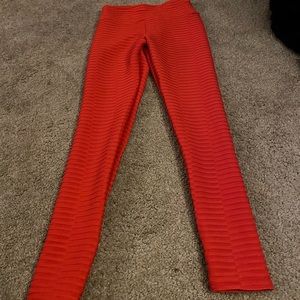 Red Shein Leggings